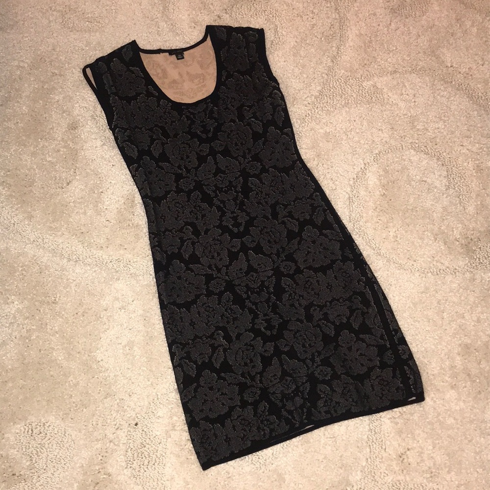 ANN TAYLOR Baroque print bodycon/Sheath Dress